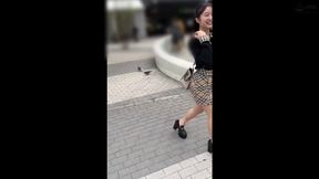 Fiery brunette seduces with sultry moves