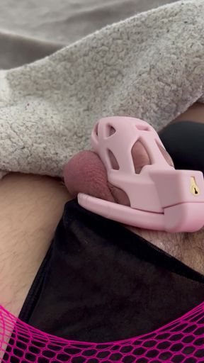 Getting used to my new way of masturbation