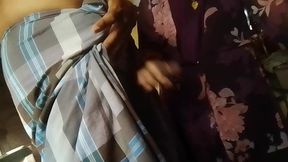 Tamil Village Girl Sucks Her Husband's Cock in the Kitchen