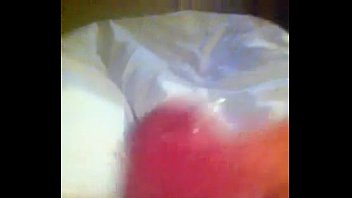 Masturbating my cock with a lot of lotion