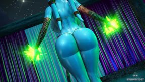 Aayla Secura Teaches Her Padawans About Hardcore Fucking