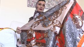 Exciting Satin Scarf Games! Lady Victoria Valente