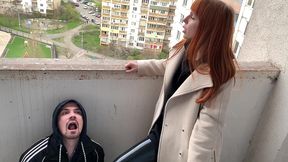 goddess kira - human ashtray dirty femdom outdoor