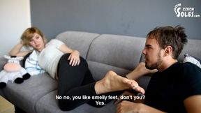 A chance to smell her socks