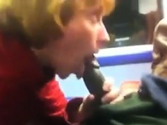 Blowjob On The Train
