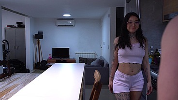 I Destroy the Throat of a Beautiful Big-assed Tattooed slut