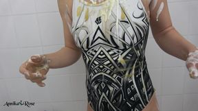 Dirty in a swimsuit