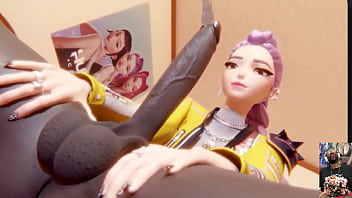 Tight Bald Pussy Judy Squirts While Getting Fucked, Kpop BBC Hunter Deepthroats A Cum Filled Cock