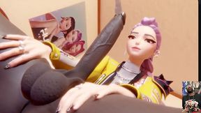 Tight Bald Pussy Judy Squirts While Getting Fucked, Kpop BBC Hunter Deepthroats A Cum Filled Cock