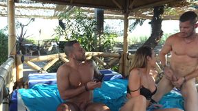 A French Girl Sucks at the Toilets