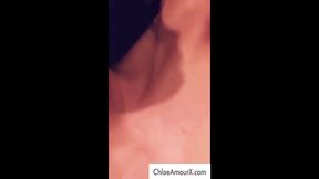latina chloe amour plays with her pussy