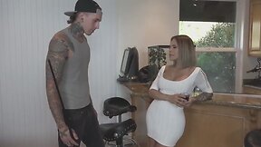 Classic Busty Shemale MILF Sucks and Fucks!