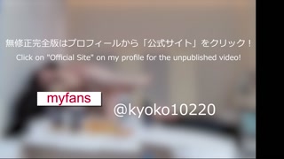 ピザ配達のバイト君が美乳若奥様とHしてたら途中で娘が帰ってきてしまい・・・