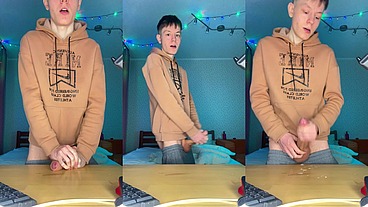 Watch Me Stroke My Huge Nine Inch Cock Until I Explode