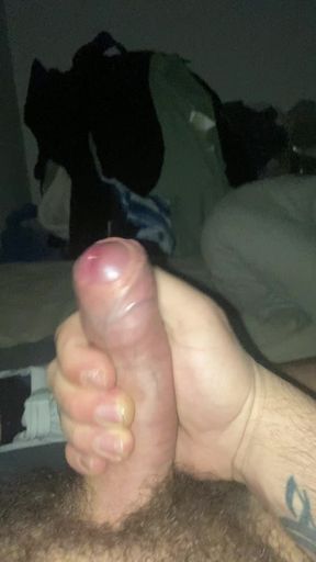 Wanking cum