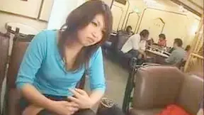 Asian Beauty Exposed – Steamy Public Encounter in Restaurant