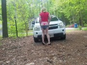 Denver Shoemaker wearing daisy dukes