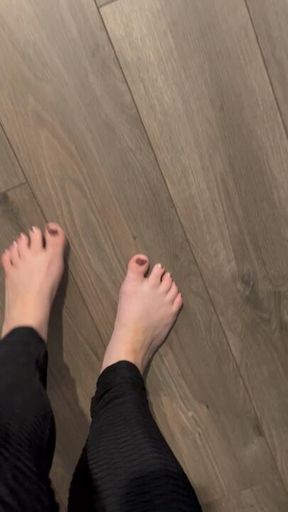 Painted feet