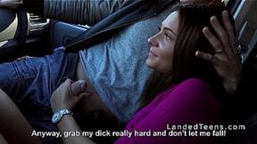 Teen hitchhikers ride in van for a public orgy escapade