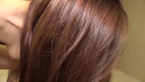 Last Sensual Summer Memory: Intimate Encounter at Beauty Salon Reception