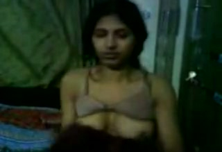 Divine Indian cutie with perky tits gets her shaved coochie fucked