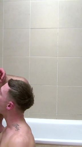 Theo Reid & Dan Broughton, relaxing sex in a hot tub, with the romantic candles