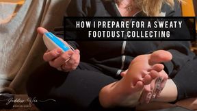 Shaving My Foot Dust Talking About How Sweaty I Got My Feet First