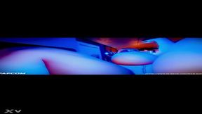 Solo huge-titted chick enjoys 3D HQ POV breast expansion