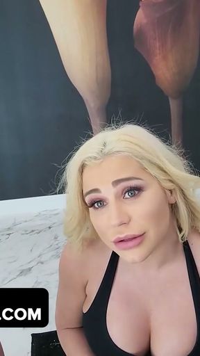Step Mom Spencer Scott Teaches Nerdy Step Daughter Harley King How To Suck StepDad's Dick - DadCrush   Clip 2