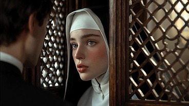 FETICHE DE MONJAS- SEXO ANAL- PECADORA SE FOLLA AL SACERDOTE SIN PIEDAD- PORNO EN ESPAÑOL- AI PORN
