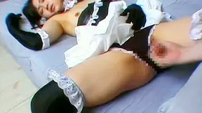 Bald Macho Man Licks Her Thirsty Pussy Until She Moans Loudly
