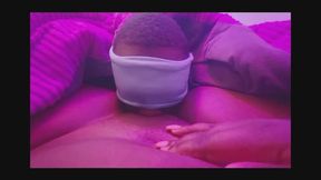 Sssbbw pussy and ass eating while blindfolded