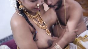 Step-Brother-in-Law Hammers Tamil Housewife, Cums on Pussy; Hindi Dirty Talk