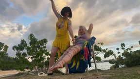 Mermaid on the Beach in 4k - Clip 1