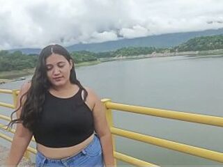 Angel abandoned by her boyfriend has sex with a stranger after that guy helps her without shame