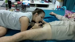 I Caged My Cock and Made Him Cum Inside the Chastity Cage - 4K