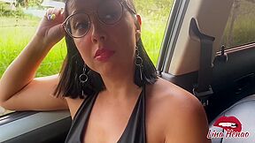 My Stepbrother Makes Me Squirt In Public - Exhibitionism