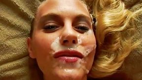 Blonde Slut Breeds and Gets a Creampie Surprise!