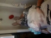 Soaping in white t-shirt (slo-mo teaser)