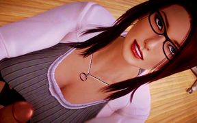 Waifu Academy | Beautiful busty redhead MILF nurse can cure all diseases with her magical big tits | Part 12