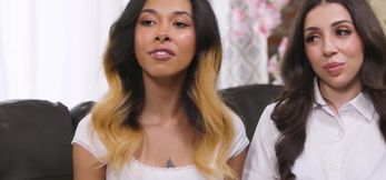 Two lesbo recruiters turn Haley Spades and stepmom Laura Bentley into foursome sluts