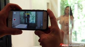 Stepmom Bathroom Passion with Lucas Frost