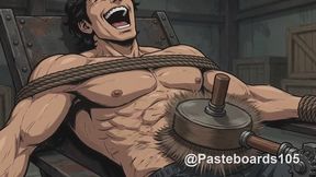 Machine Room II - Muscle Hunks Take The Full Circuit: Armpits, Abs & Soles (Anime Bara, 25 Scenes)