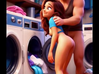 ai generated sex stuck in a laundry room stepsister