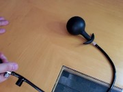 UTIMI Inflatable Butt Plug with Detachable Needle demo
