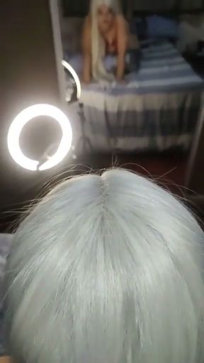 Blondie White Moon Vip Got on All Fours and Opened Her Ass to Take a Dick in Her Pussy