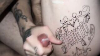 “You prepped for my jizm tiny superslut”