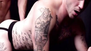 Bottom Slut Andrew Delta Takes On Jordan Starr's Massive Swoll Cock. (Old Title).