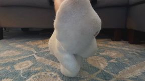 Alpha verbally dominates you with his feet after a run