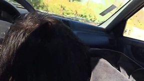 White girl slurps on big black cock